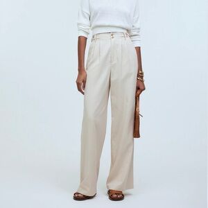 Madewell Women's The Petite Harlow Wide-Leg Pant Harvest Moon P00